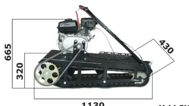 Мотобуксировщик XTREME-MOTORS "Конек-Горбунок" 6.5 л.с. в Волгограде