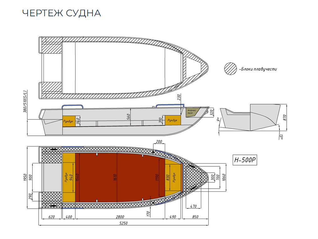 Алюминиевая лодка Неман-500 P в Волгограде