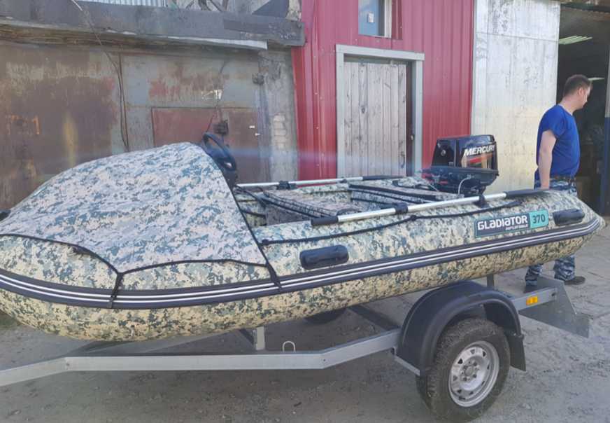 НАДУВНАЯ ЛОДКА GLADIATOR C370AL в Волгограде