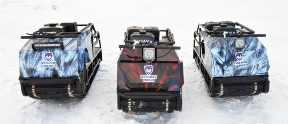 Мотобуксировщик Irondog (Железная собака) M600 20  Камуфляж Охотник в Волгограде