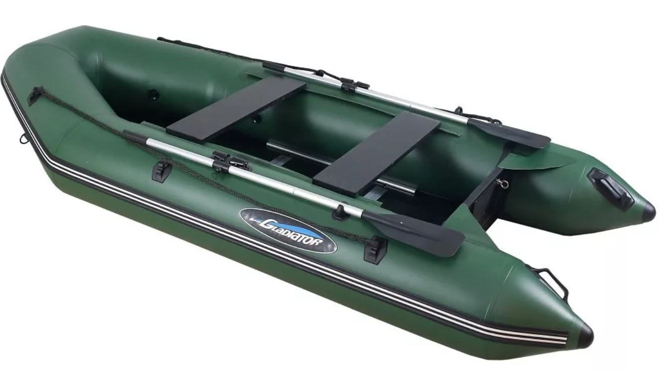 МОТОРНО-ГРЕБНАЯ ЛОДКА ПВХ GLADIATOR A 320 ТК С ФАНЕРНЫМ ПОЛОМ в Волгограде