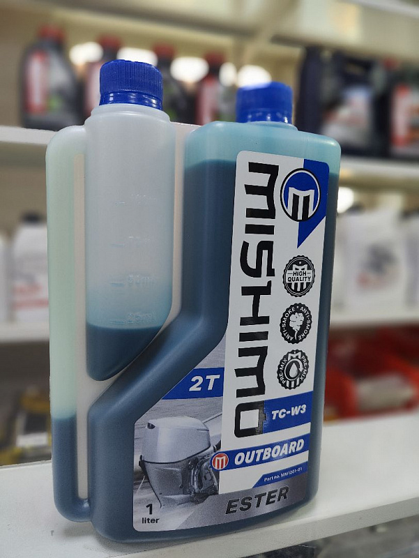 Масло MISHIMO 2T OUTBOARD (ESTER) полусинтетика 1 л в Волгограде