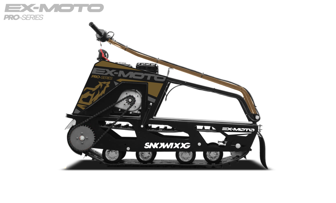 Мотобуксировщик EX-MOTO SNOWDOG S380 8л.с. в Волгограде