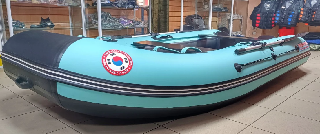 КОМПЛЕКТ ЛОДКА MISHIMO LITE 350 + МОТОР 9,8 Л.С. в Волгограде