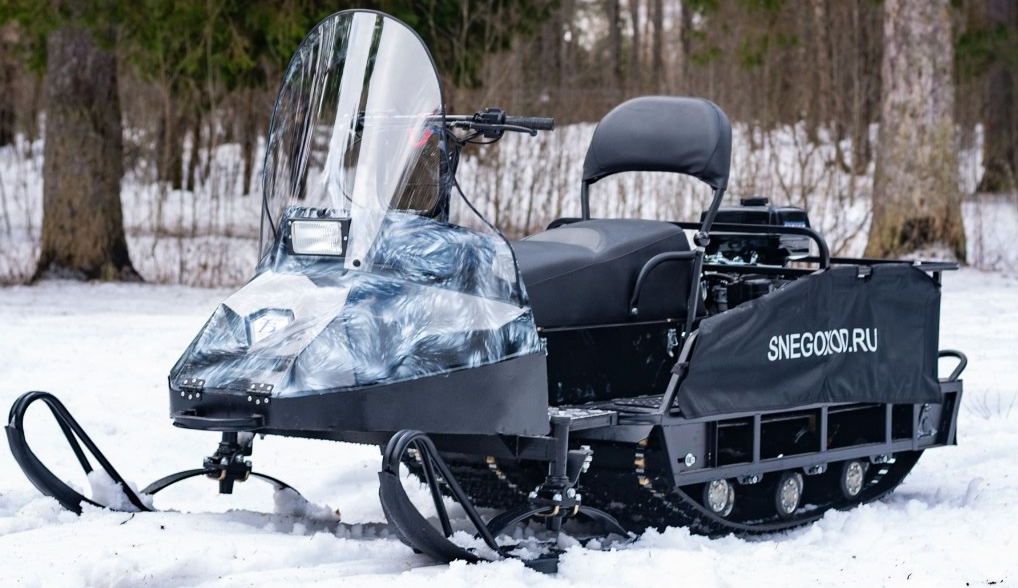 Миниснегоход Бурлак Егерь Экспедитор 15 л.с. , реверс, тормоз, капот белый в Волгограде