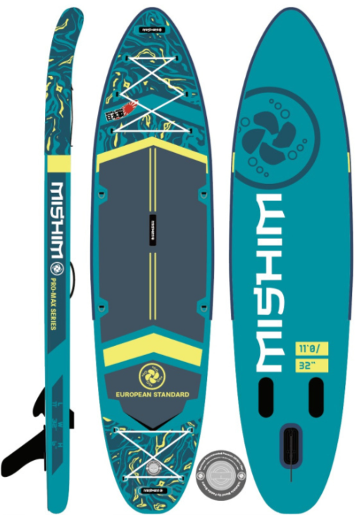 SUP (САП) Доска MISHIMO PRO-MAX Light Teal 11,6’ (355см) в Волгограде