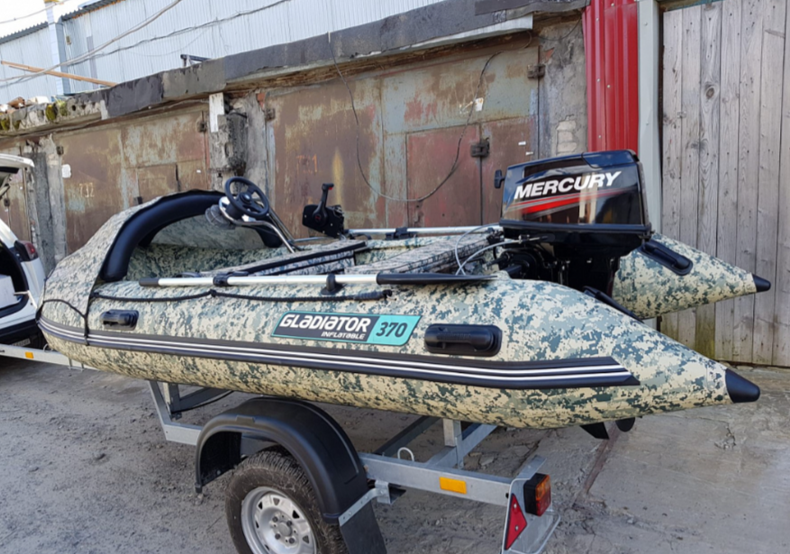 НАДУВНАЯ ЛОДКА GLADIATOR C370AL в Волгограде