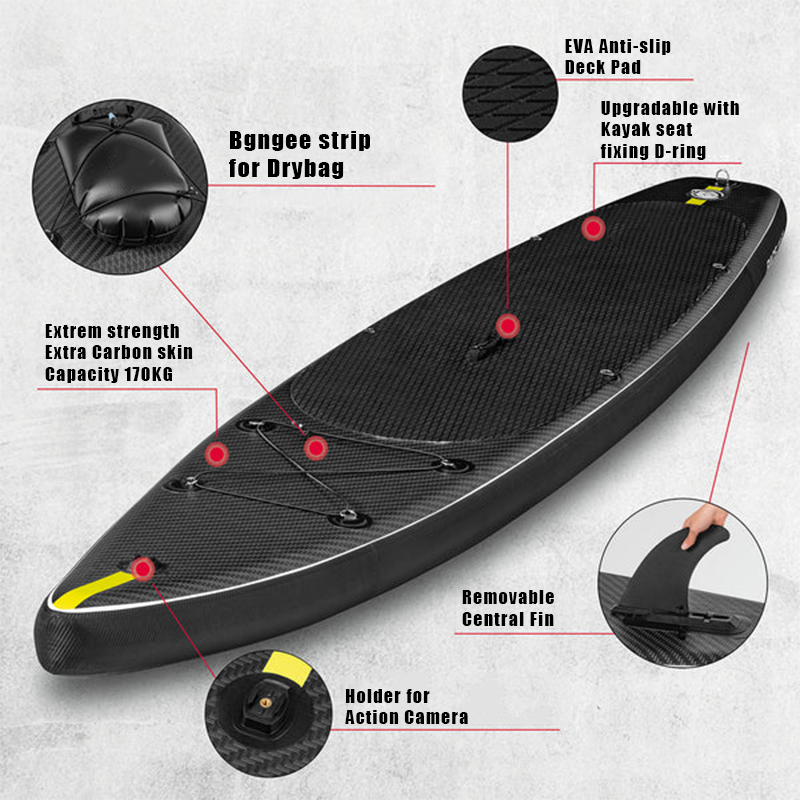 SUP (САП) ДОСКА MISHIMO CARBON DARKSIDE 10.6’ (325СМ) в Волгограде