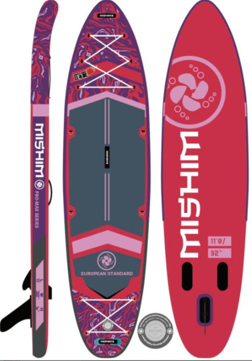 SUP (САП) Доска MISHIMO PRO-MAX Viva Magenta 10.8’ (330см) в Волгограде