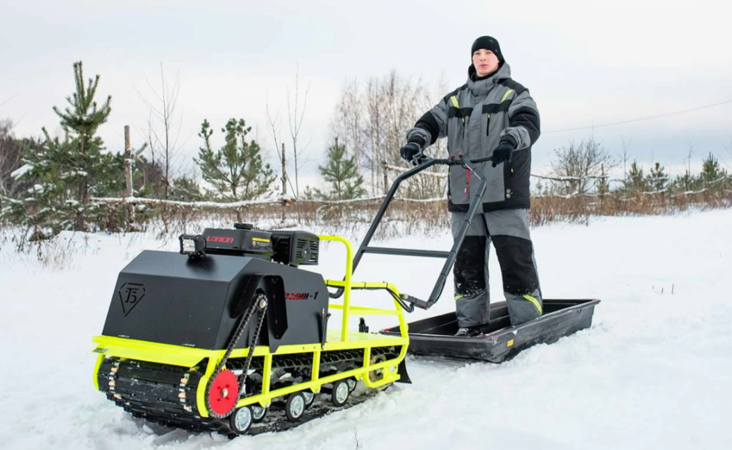 Мотобуксировщик Бурлак ХОЗЯИН-1 (капот ткань) в Волгограде