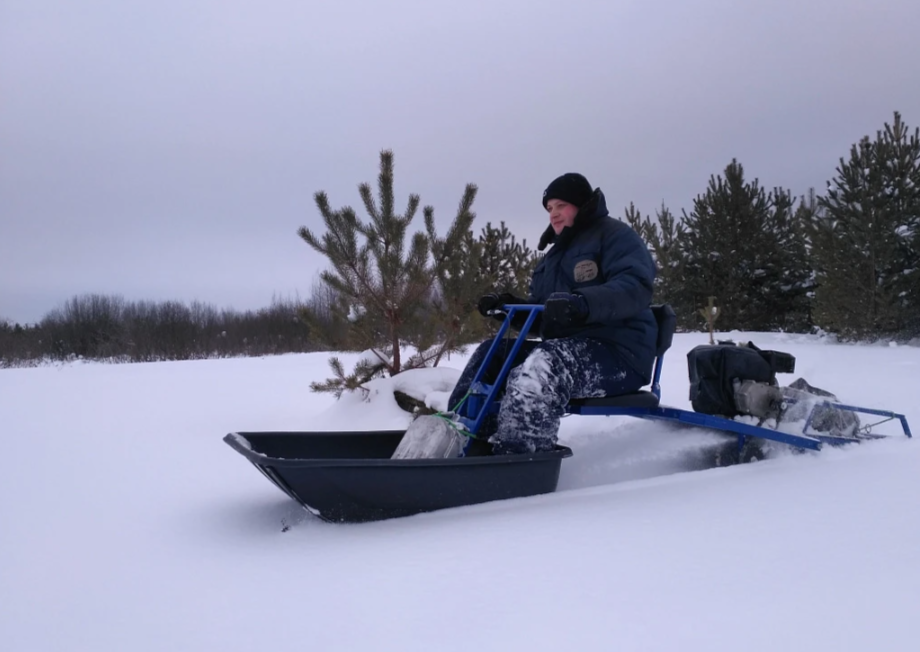 Мотобуксировщик толкач Альбатрос-XL8 с модулем. Без фары, склизы в Волгограде