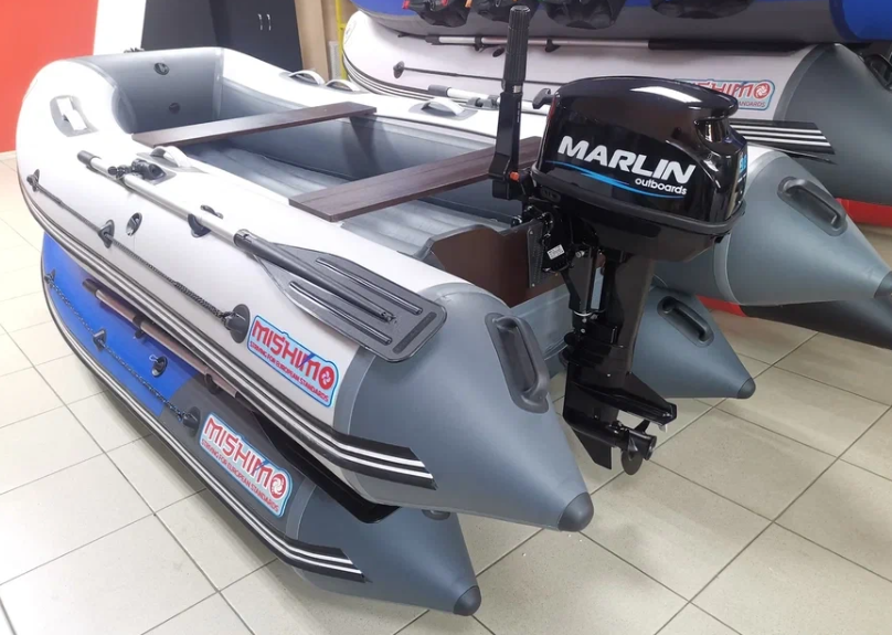 КОМПЛЕКТ ЛОДКА MISHIMO LITE 350 + МОТОР 9,8 Л.С. в Волгограде