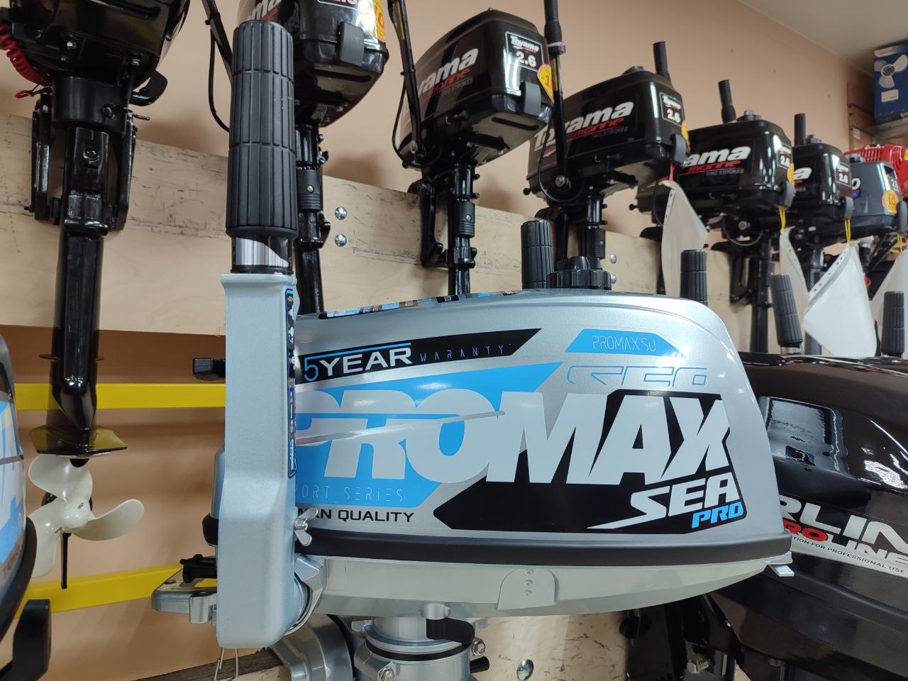 Лодочный мотор PROMAX SP5FHS (внешний бак 12 л) в Волгограде