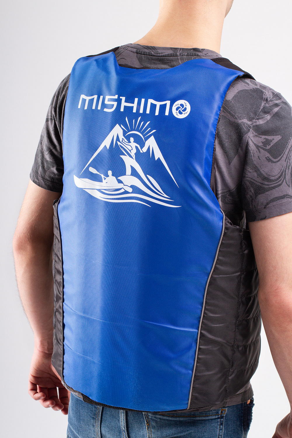 Жилет спасательный MISHIMO PRO Премиум качества Черно-синий в Волгограде