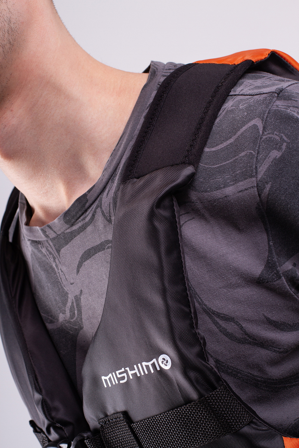 Жилет спасательный MISHIMO PRO Премиум качества Черно-оранжевый в Волгограде