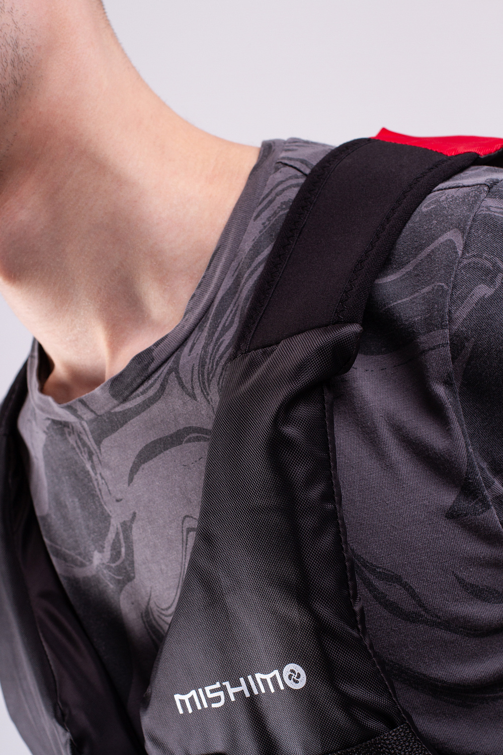 Жилет спасательный MISHIMO PRO Премиум качества Черно-красный в Волгограде